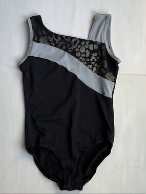 Justice Leotard Black/Grey